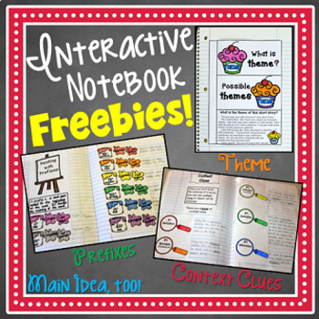 Interactive Notebook Craftivity Companions FREEBIE