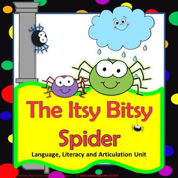 Itsy Bitsy Spider Speech Therapy Language & Literacy Unit