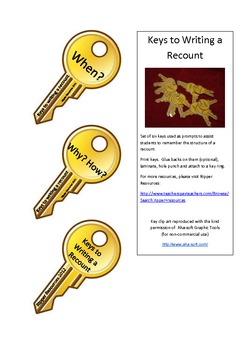Keys to Writing a Recount
