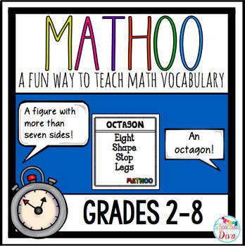 Math Vocabulary Game - Mathoo (Compare to Taboo®)