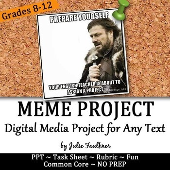 Meme Project for Modern, Text-Based Fun with Literature, M