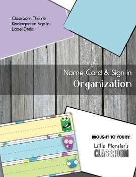 Name Cards & Sign In Sheets