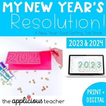 New Year's Resolution Tab Book