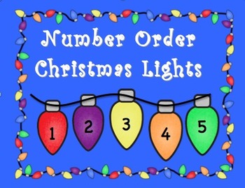 Number Order Christmas Light Center