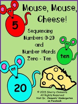 FREEBIE for a limited time! Number Sequencing - Mouse Mous