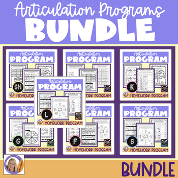 Outside the Therapy Room Bundle! Articulation Programs