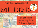 Pack of 50 Exit Tickets (Formative Assessment)