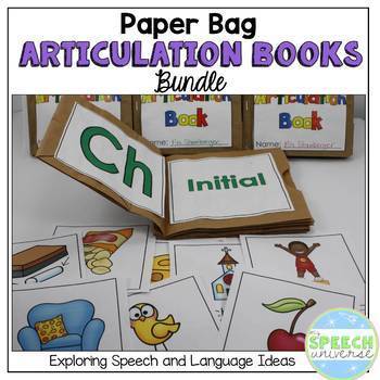 Paper Bag Articulation Books {BUNDLE}