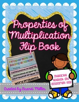Properties of Multiplication Interactive Flip Book