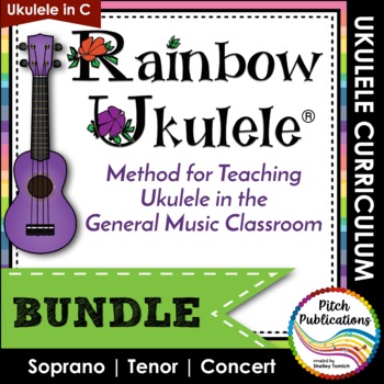 Rainbow Ukulele {BUNDLE} - Curriculum, Lessons, Presentati