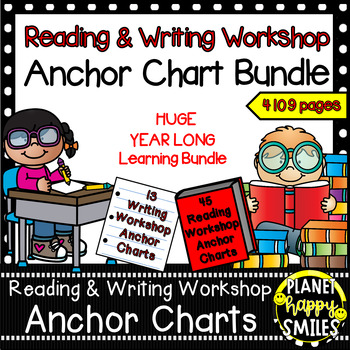 Reading and Writing Workshop Anchor Chart Bundle