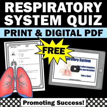 respiratory system teacherspayteacher.com/store/promoting-success