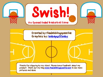 SWISH! An Opened Ended Basketball Game