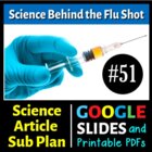 Science Reading Article - The Science Behind the Flu Shot - {FREE} Sub Plan
