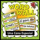 Spanish Thanksgiving Word Wall FREEBIE