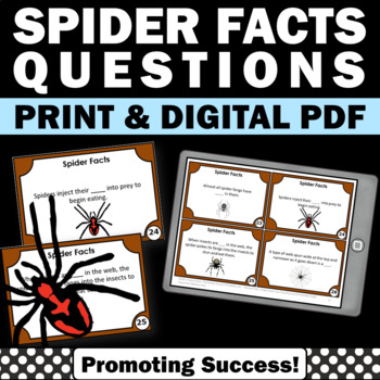 Spiders and Bug facts for your studentsTeachers Pay Teachers Promoting-Success