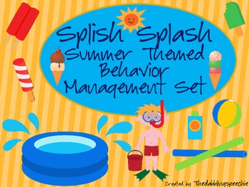 Splish Splash Summer Themed Behavior Management Set