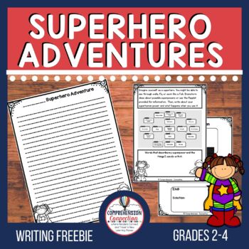 Superhero Writing Freebie