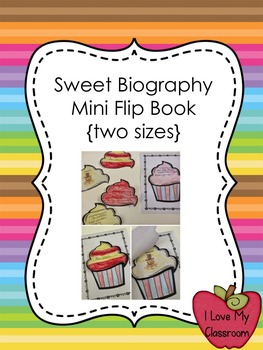 Sweet Biography Mini Flip Book FREEBIE