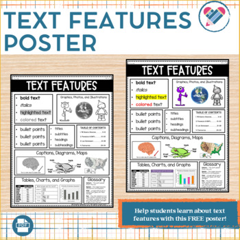 Text Features Freebie!