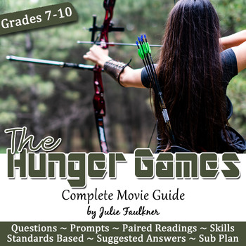 The Hunger Games Movie Guide Pack, Questions, Prompts, Add