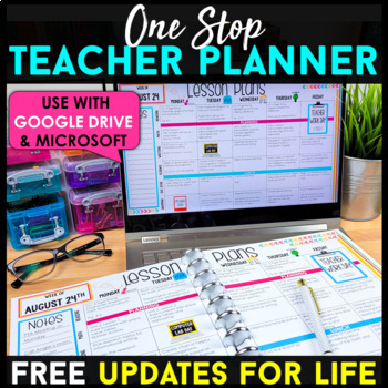 The Ultimate Teacher Binder {Editable} - FREE Updates for Life!