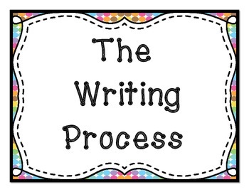 The Writing Process Clip Chart