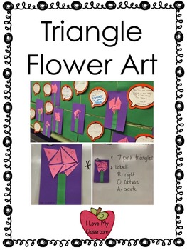 Triangle Flower Math Art Freebie