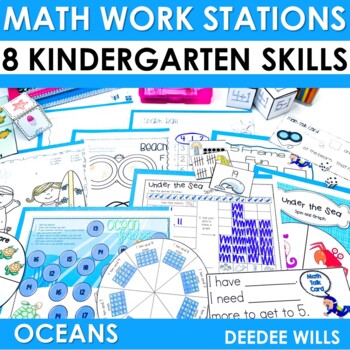 Under the Deep Blue Sea! Math Work Stations-Common Core