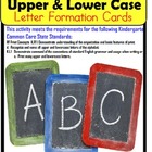 Upper and Lowercase Letter Formation Writing Guide Kindergarten Common Core