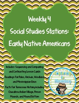 Weekly Social Studies Center: Early Native Americans