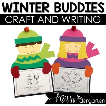 Winter Buddies- Craft and Writing Templates
