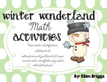 Winter Wonderland {Kindergarten Math Activities}