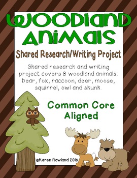 Woodland Animals Shared Research and Writing Project